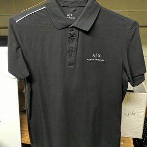 Black Armani Exchange Polo